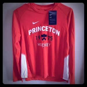Princeton Nike Hockey Drifit Long Sleeve